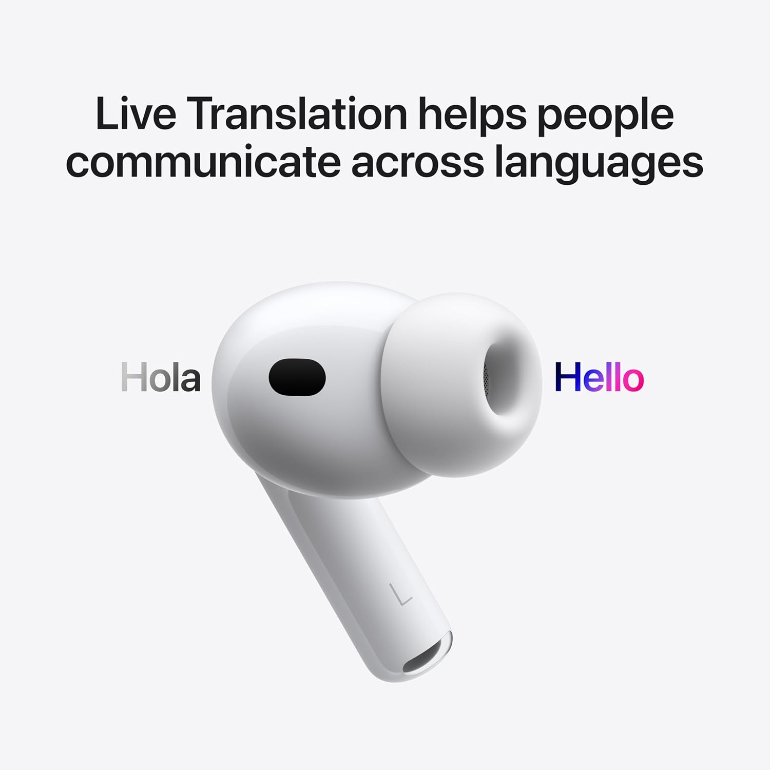 Detalle de Apple AirPods Pro 3 Wireless Earbuds with Active Noise Cancellation and Live Translation
