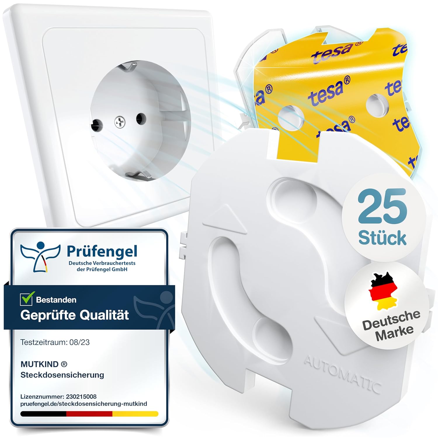 Detalle de MUTKIND 25x Steckdosen Kindersicherung