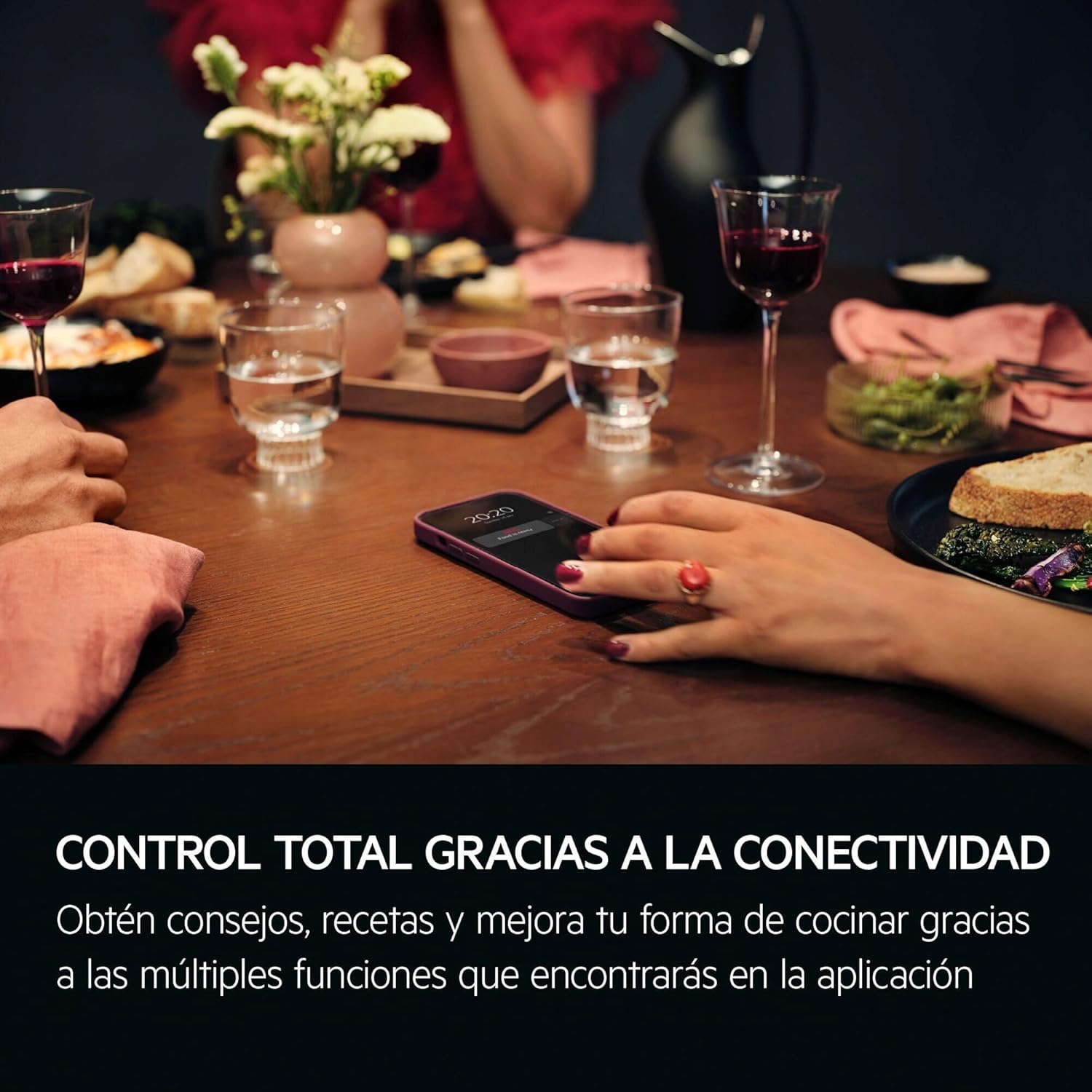 Thumbnail 4 de AEG Horno Multifunción TU5PB431SB 🍽️ 72L, Pirolítica, WiFi, Pantalla LED