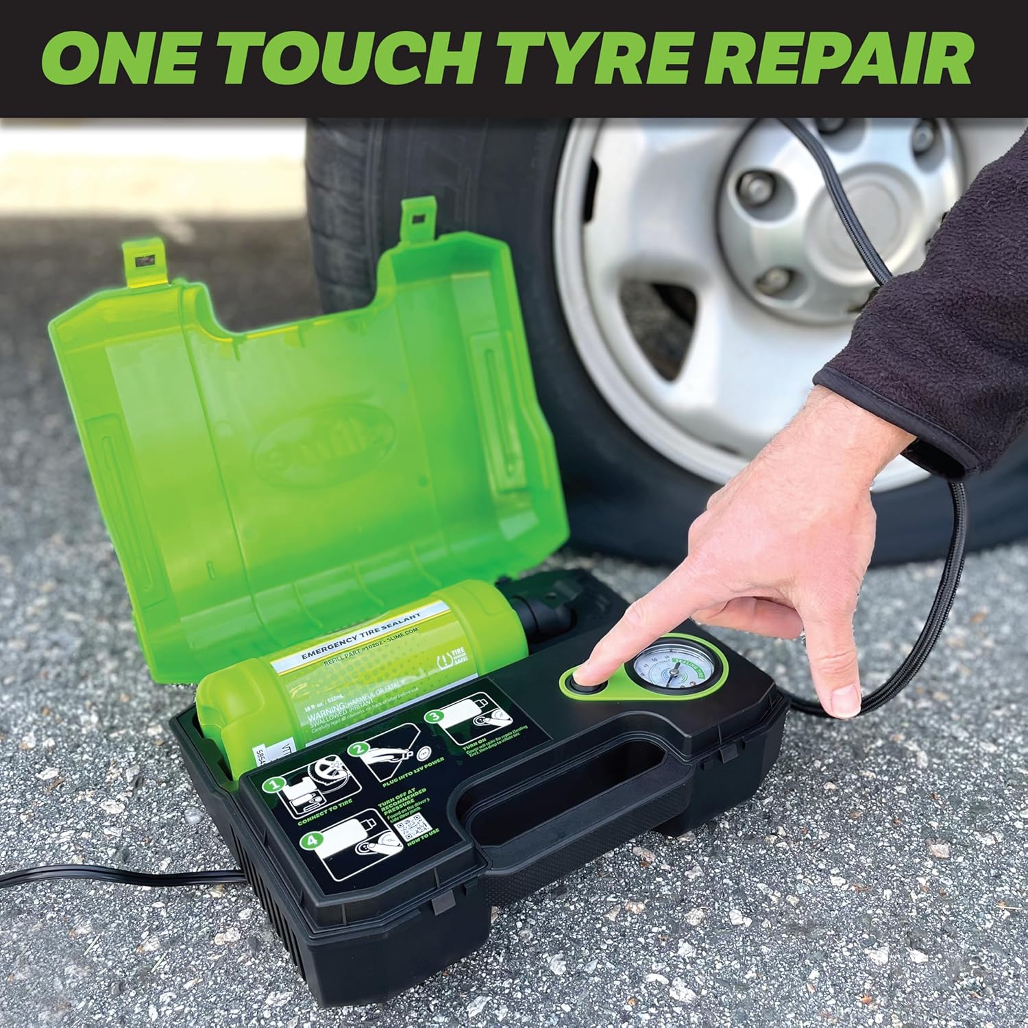 Detalle de Slime 50159 Flat Tyre Repair Kit – Smart Repair Ultra