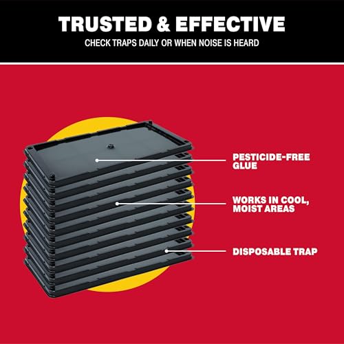 Thumbnail 4 de Catchmaster Rat, Snake and Mouse Traps 10Pk: Odorless, Disposable Glue Traps for Home and Garage