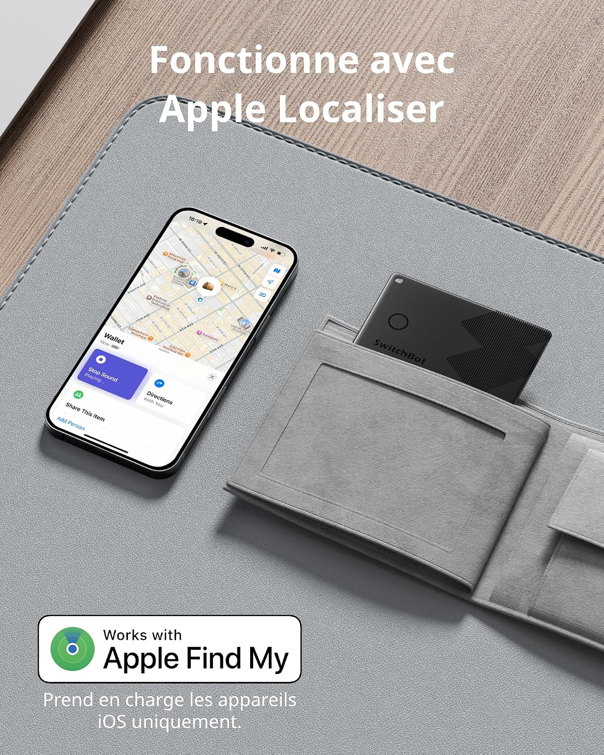 Thumbnail 2 de SwitchBot Wallet Finder Card 3 ans