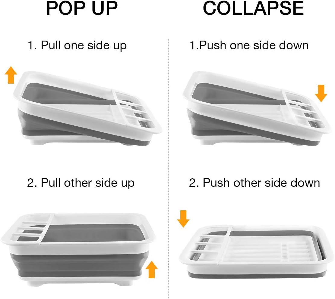 Thumbnail 5 de THANSTAR Collapsible Dish Drying Rack