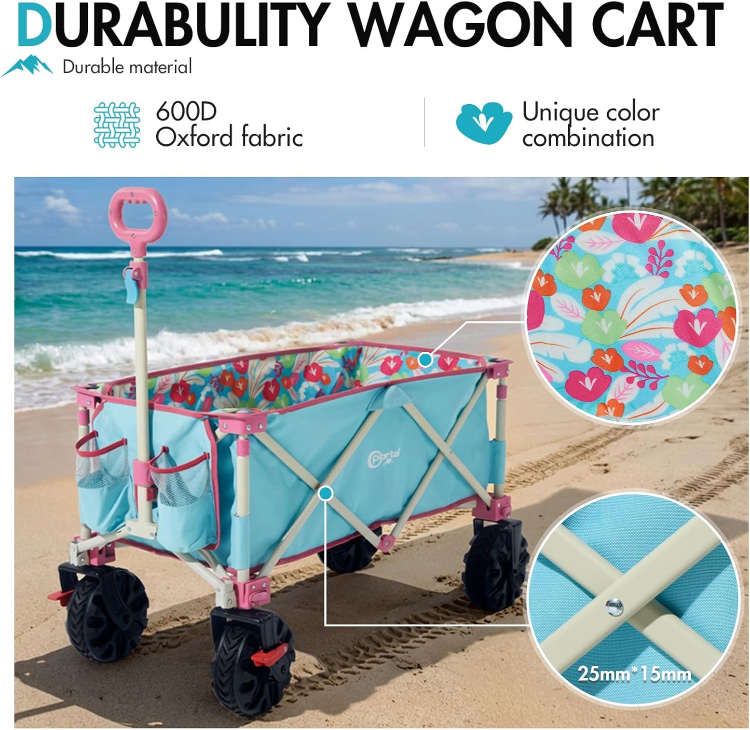 Detalle 2 de Portal Folding Wagon, 450-lb Capacity