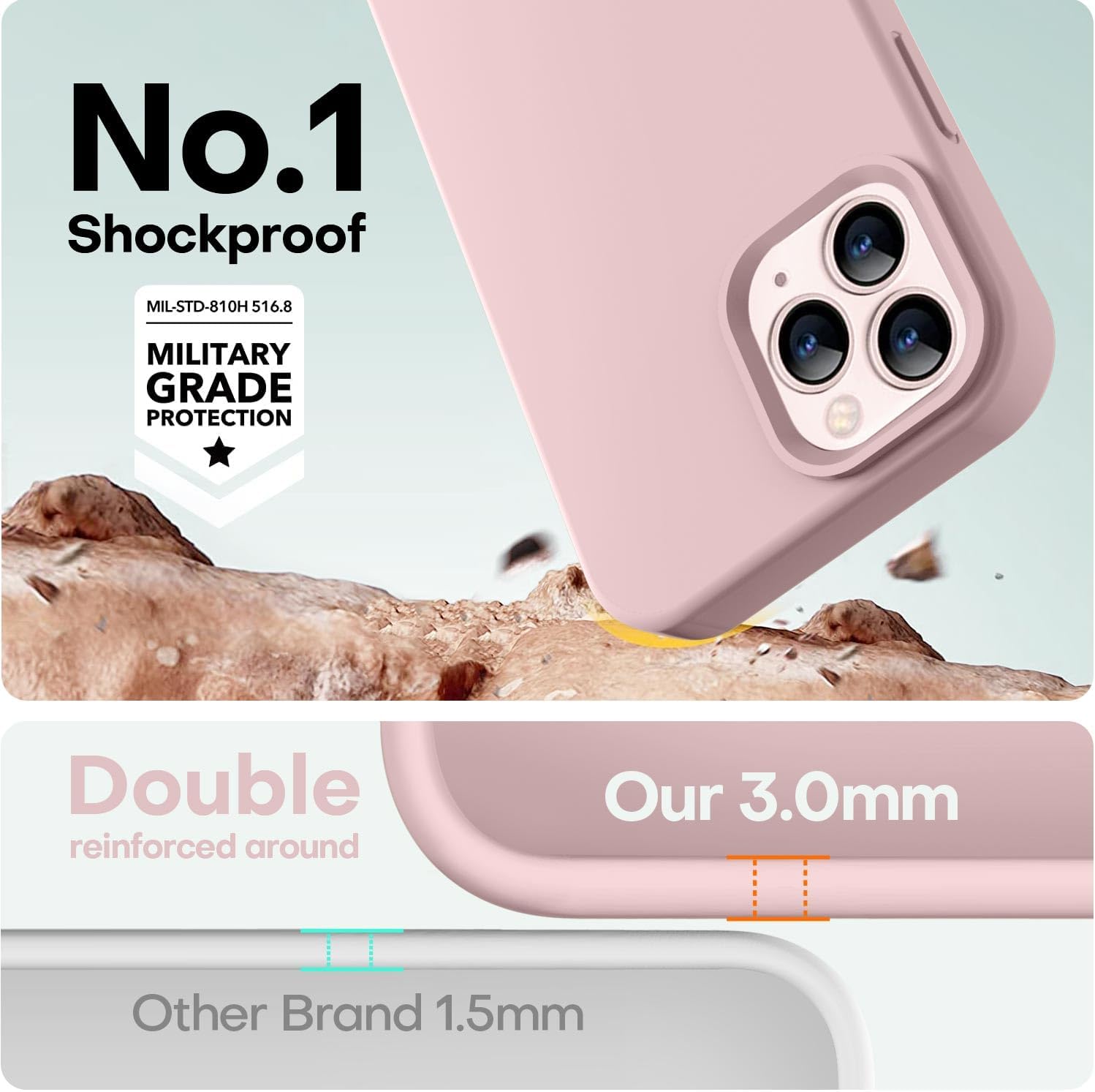 Detalle 2 de LOVE 3000 iPhone 12 Pro Max Case 1.5mm