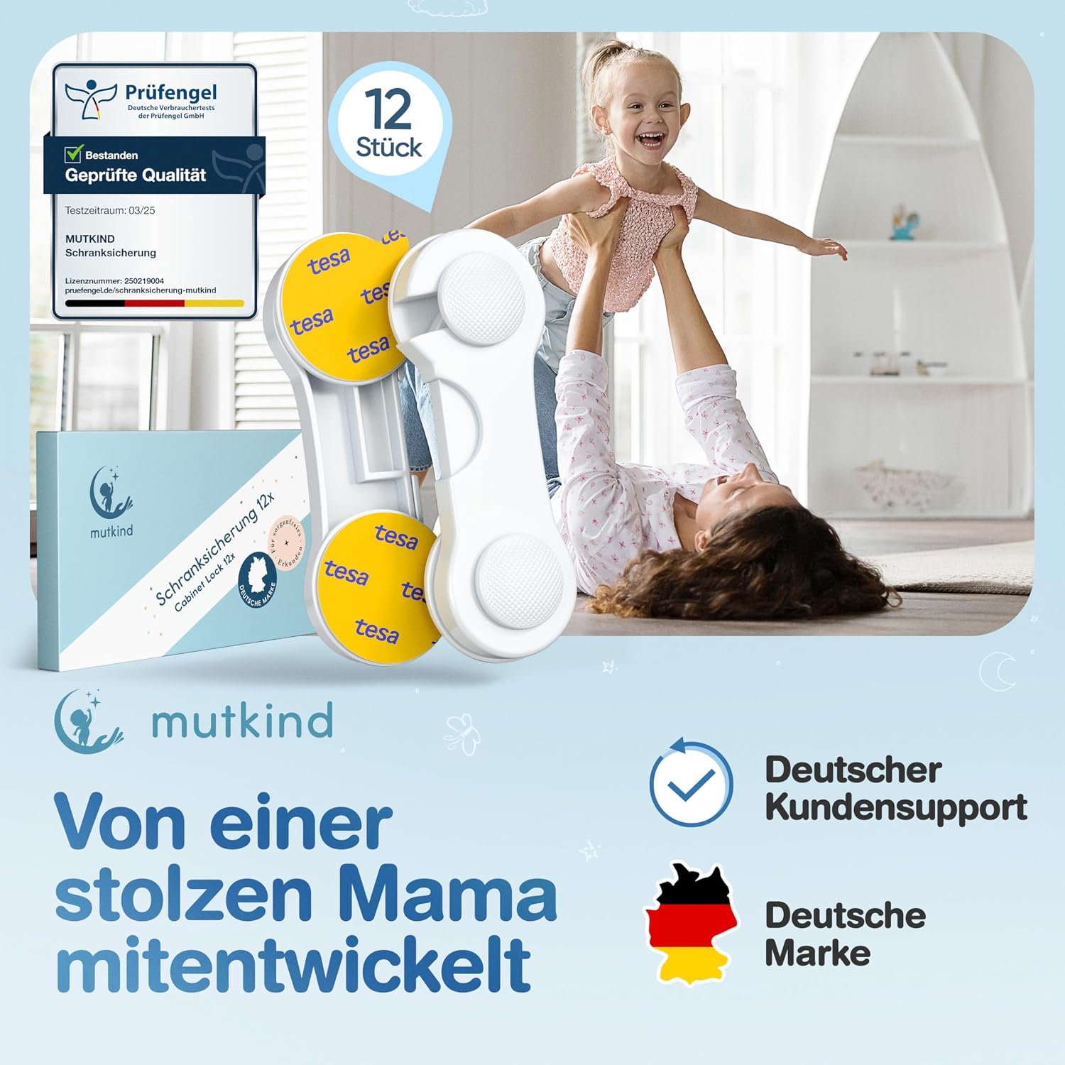 Thumbnail 6 de MUTKIND 12x Kindersicherung Schrank 🔒