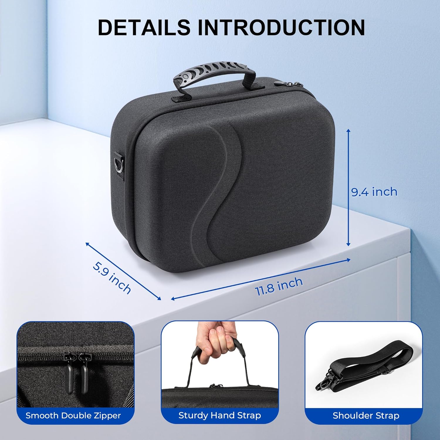 Detalle 1 de STARTRC GAMES Tasche für Meta Quest 3