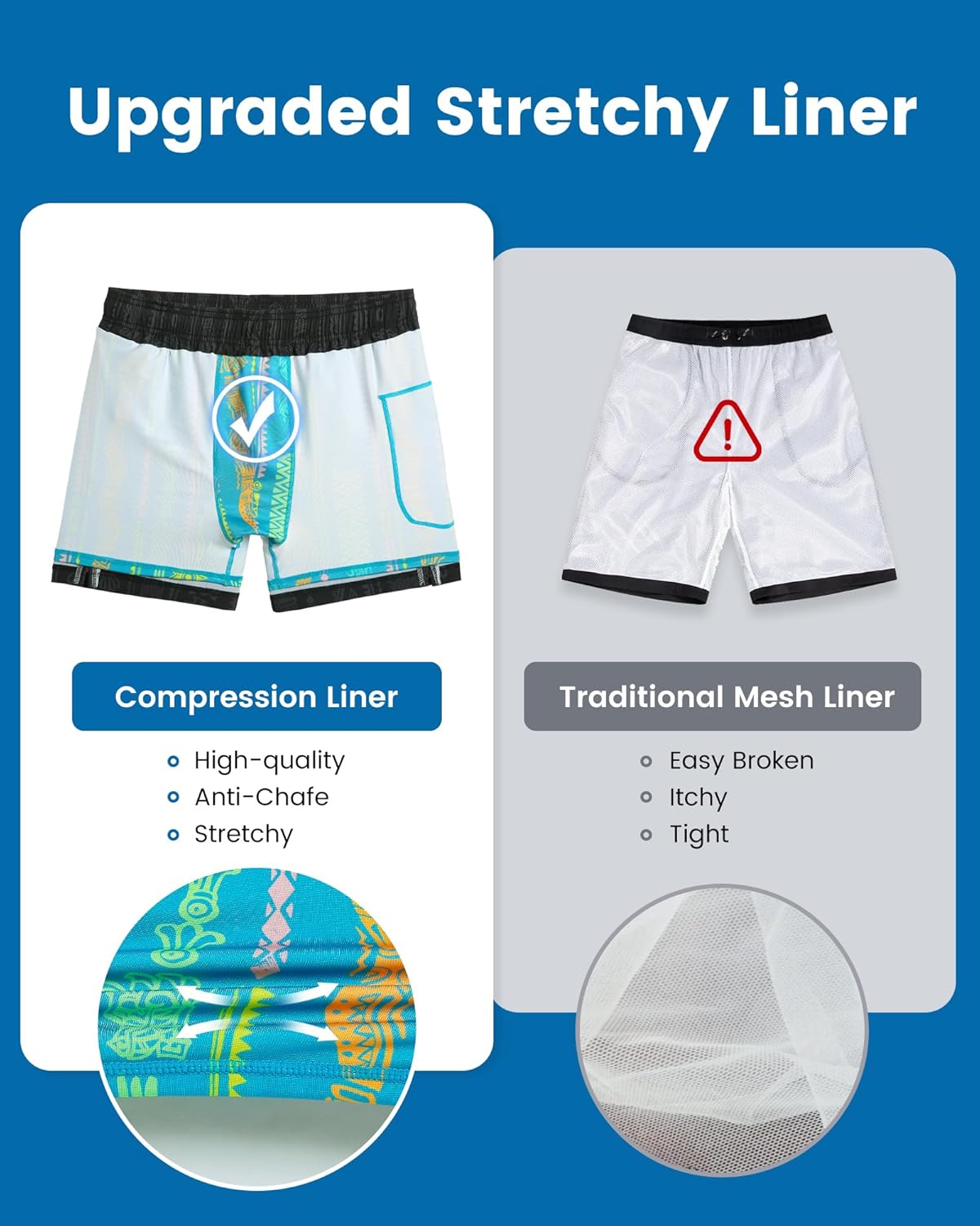 Detalle de maamgic Mens Swim Trunks 5 Inch