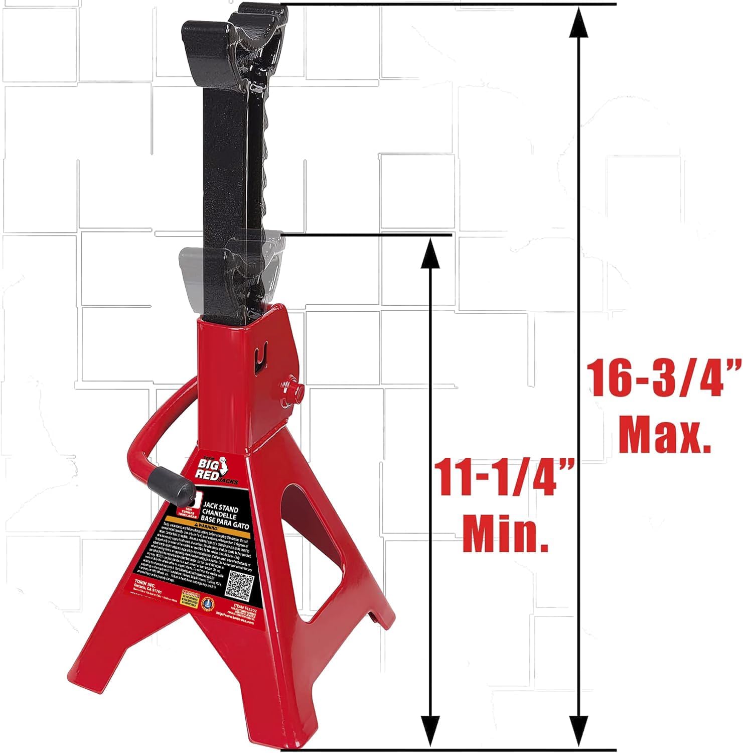 Detalle 2 de BIG RED T43202 3 Ton Jack Stands