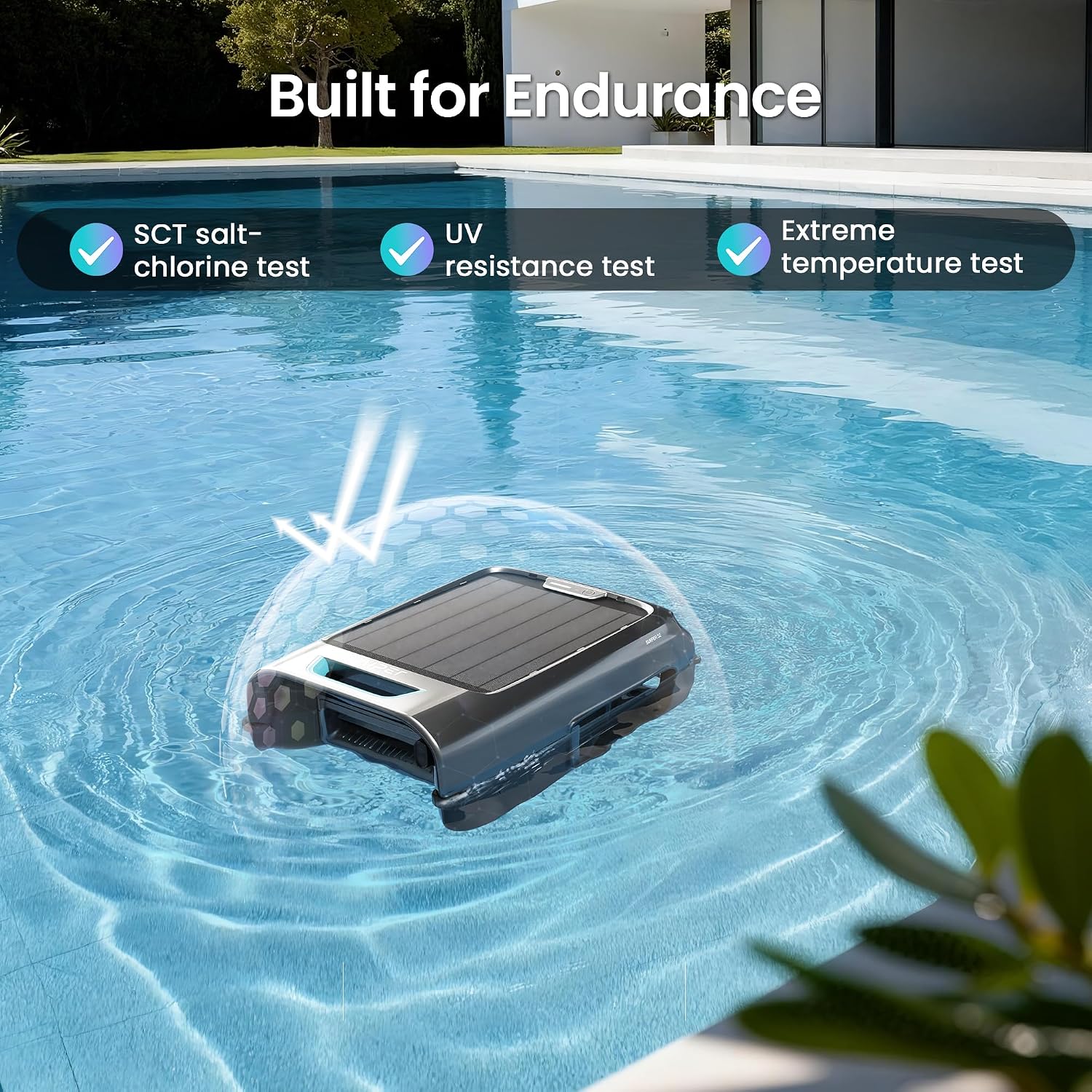 Thumbnail 6 de AIPER EcoSurfer S2 Solar Pool Skimmer Robot, App Control, 150-Micron Filter