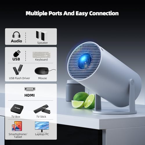 Thumbnail 7 de Mini Projector 4K Support Portable Wireless Projector 🎥