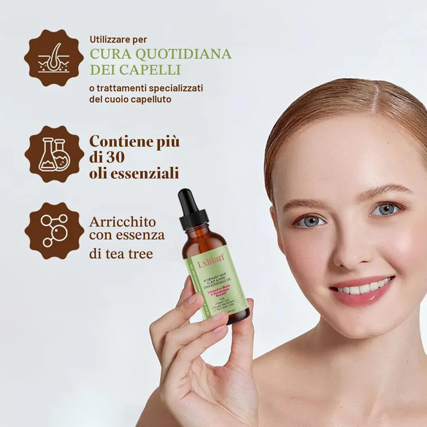 Detalle 2 de Organics Rosemary Mint Olio per Capelli
