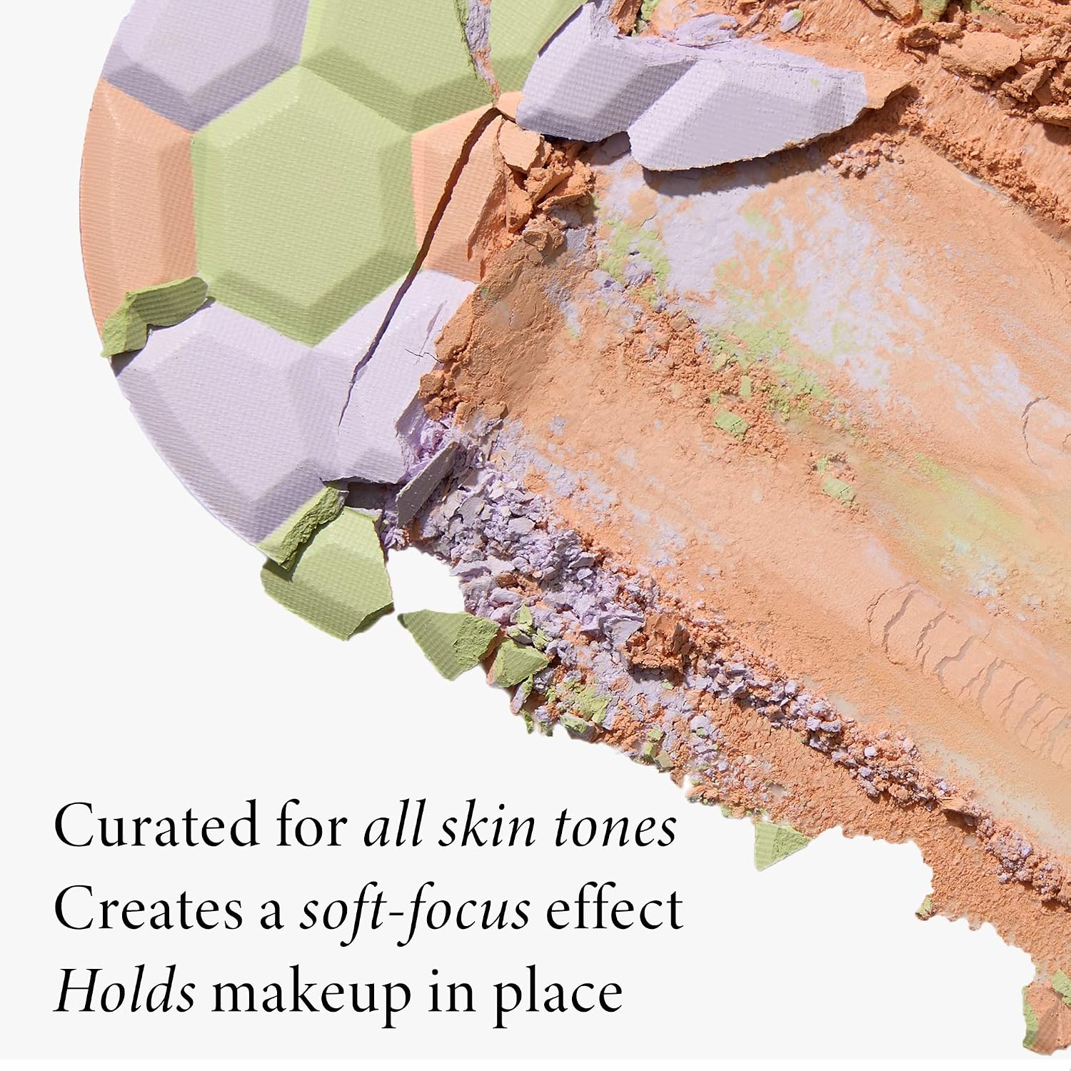 Detalle de Laura Geller New York Filter Finish Pressed Neutralizing Setting Powder (Universal) – Color Correcting for Even Tone