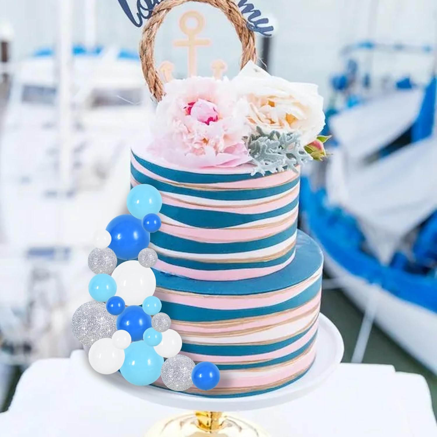 Thumbnail 2 de RIBBOOO 40-piece foam cake toppers for parties 🎂