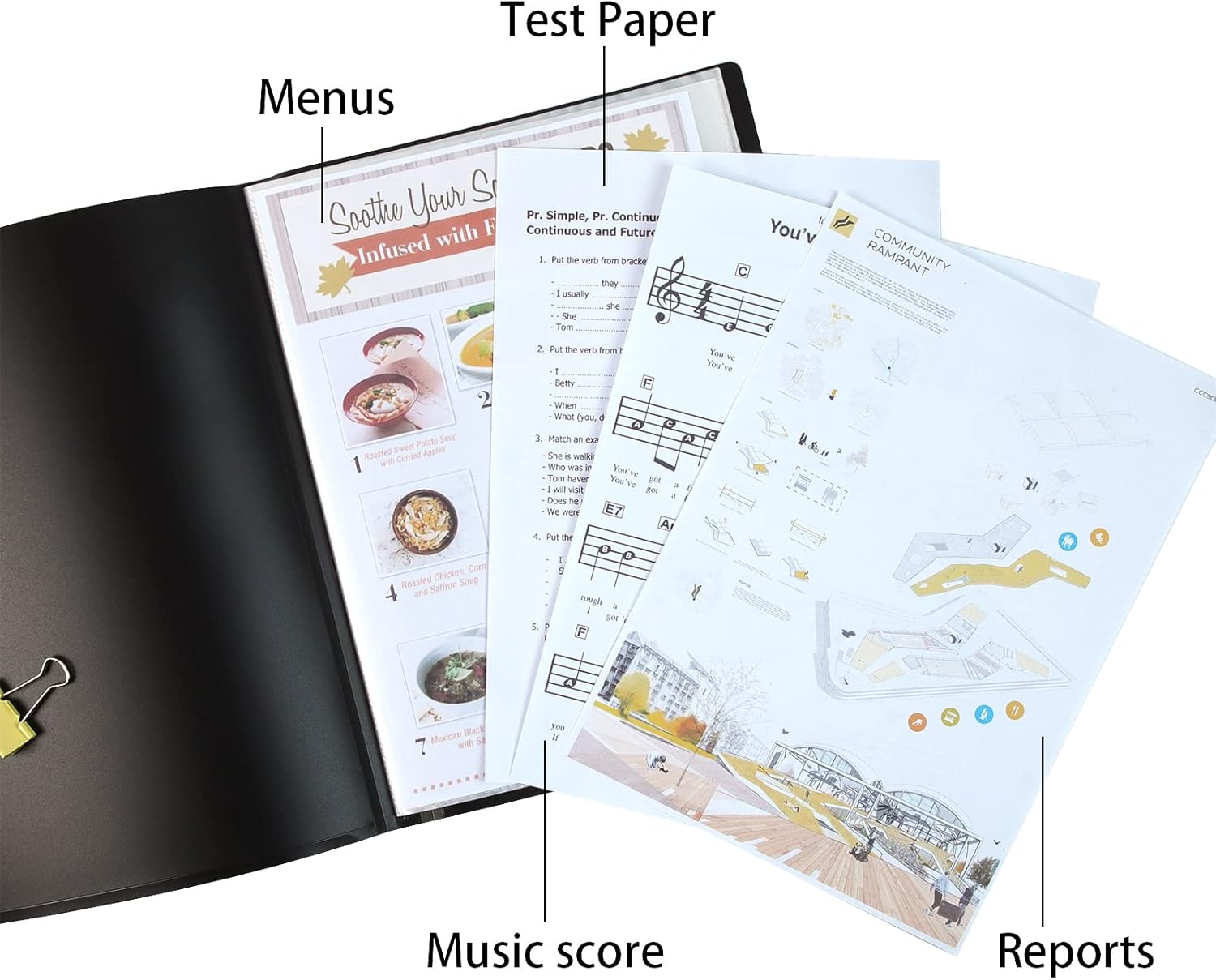 Thumbnail 4 de A4 Display Book 40 Pocket Folder