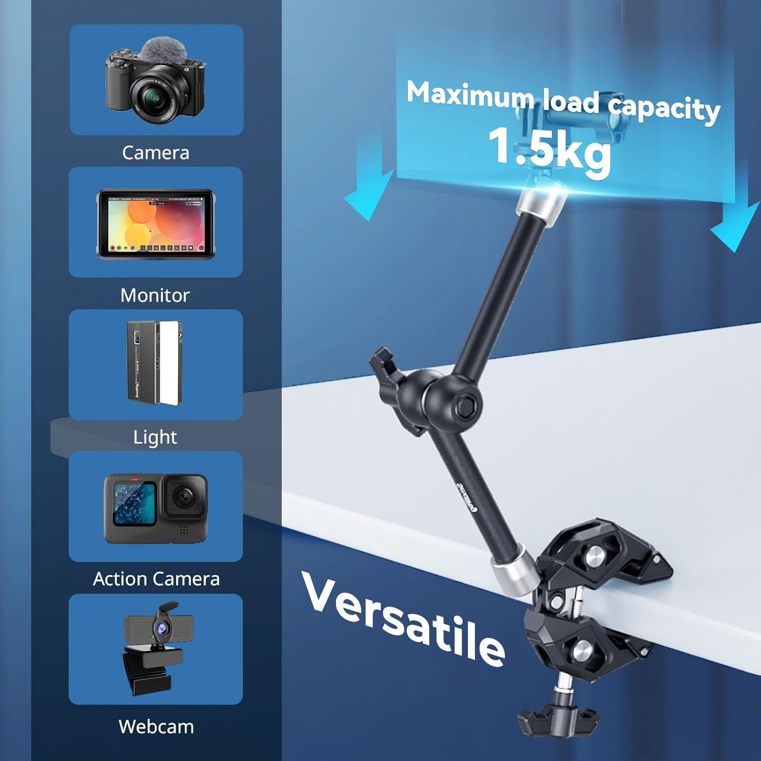 Thumbnail 4 de SMALLRIG 4454 Magic Arm Clamp Kit 1.5kg