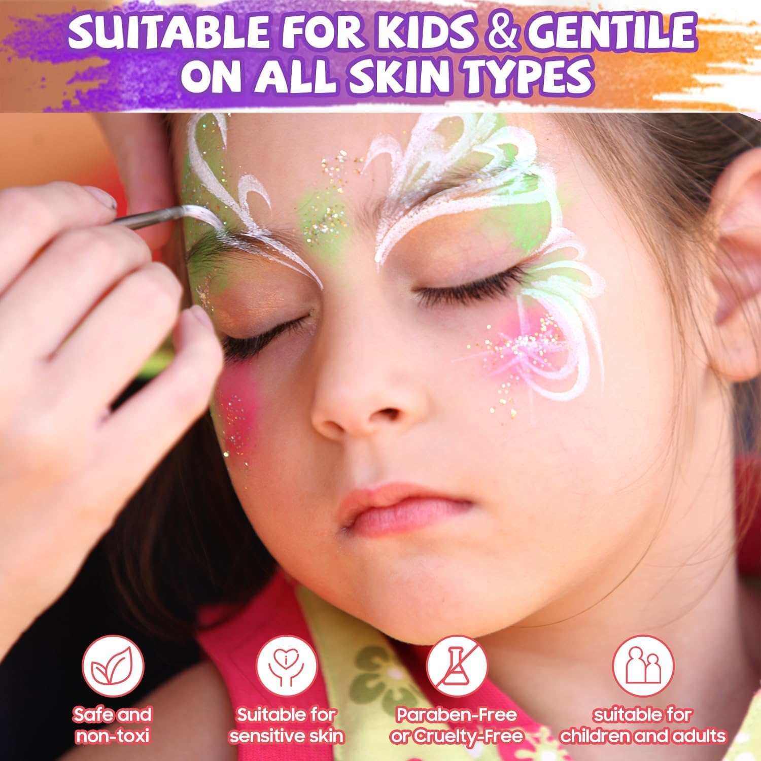 Thumbnail 2 de Kinderschminke Set 42 Farben Schminkpalette