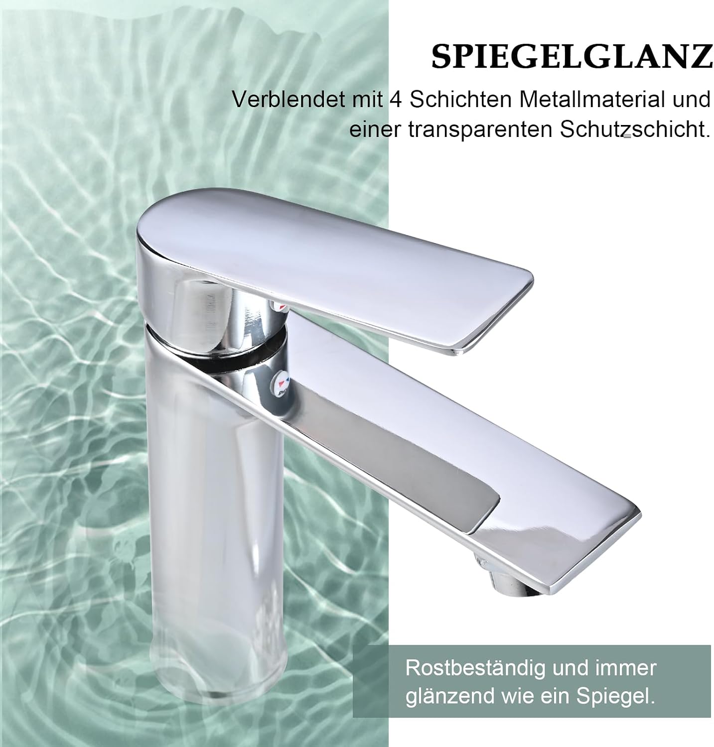 Detalle 1 de Cieex Wasserhahn Bad Einhebelmischer 30% Wassersparend