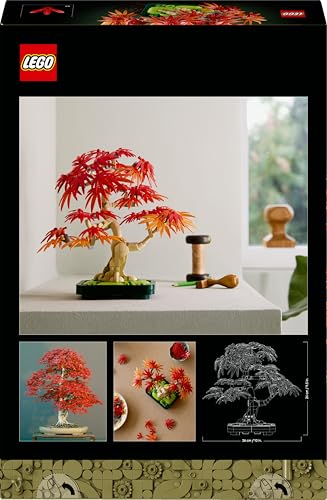 Thumbnail 10 de LEGO Botanical Bonsái Arce Rojo Japonés 🌳 Regalo Decoración