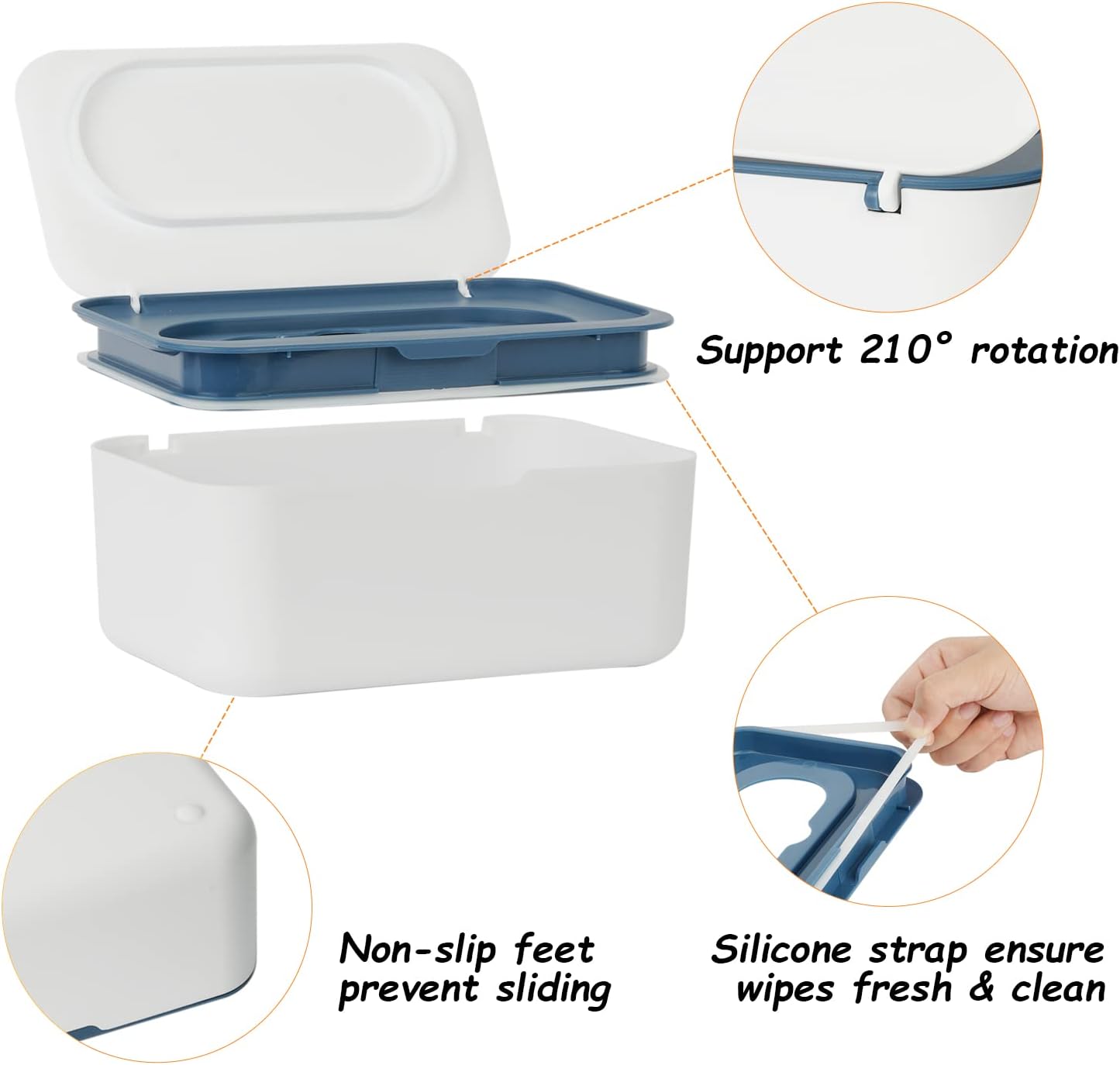 Thumbnail 2 de Seposeve Refillable Wipe Dispenser — Blue