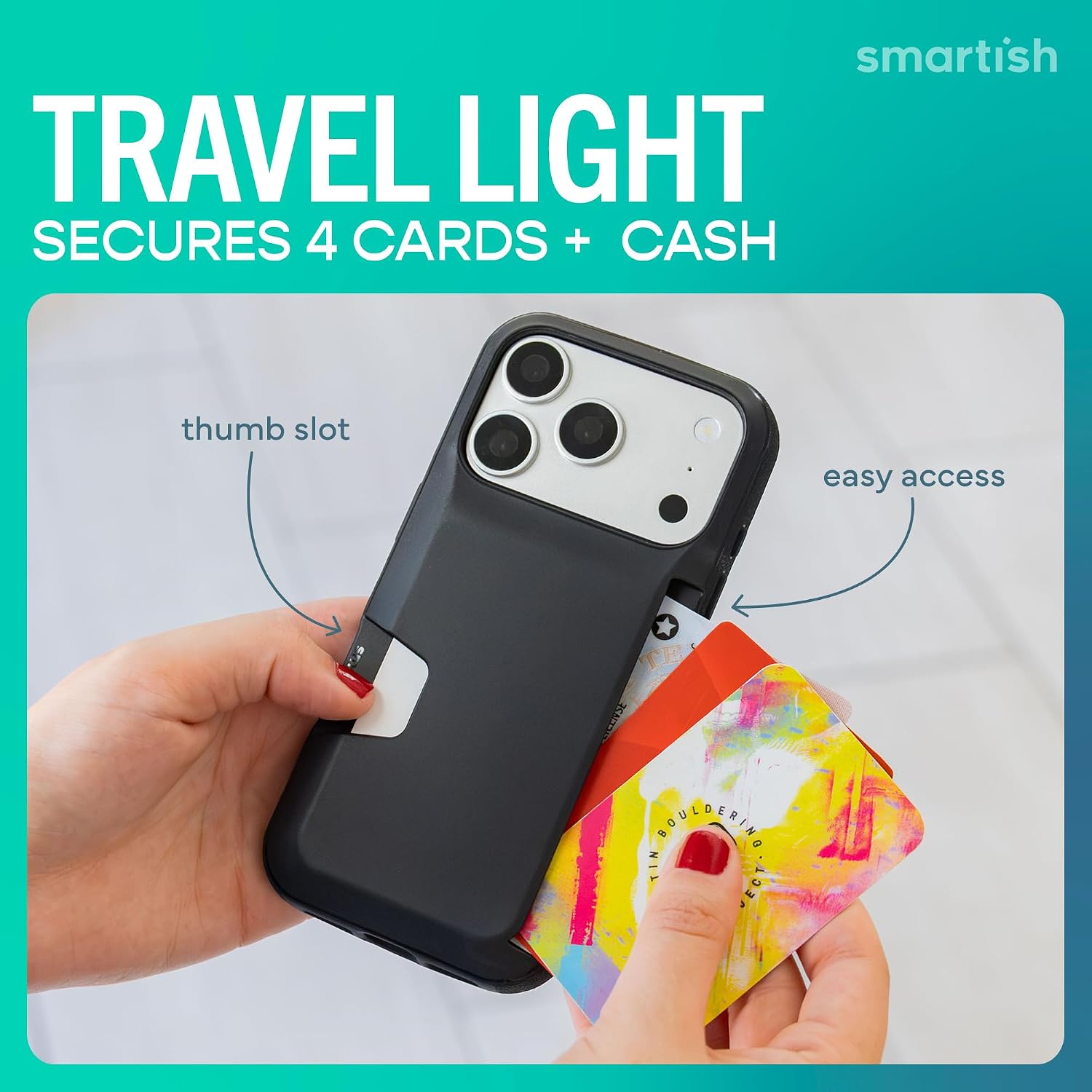 Detalle 2 de Smartish Wallet Slayer for iPhone 17 Pro