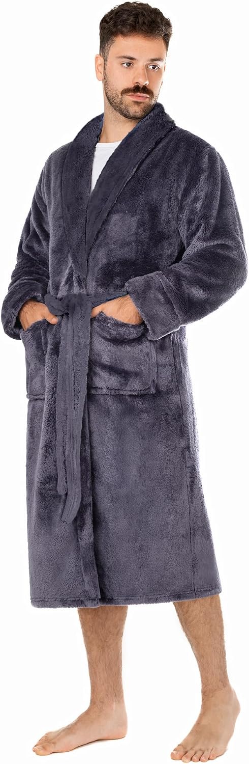 Detalle de LEBENGOOD Robe de chambre homme, microfibre