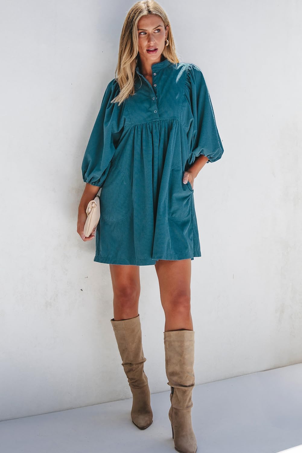 Detalle 1 de Opemiby Corduroy Mini Dress