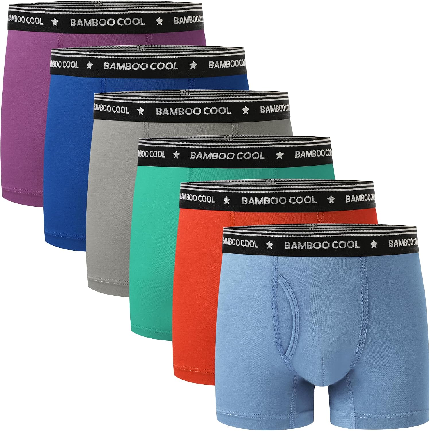 Detalle de BAMBOO COOL Boys' Boxer Briefs, Bamboo Viscose