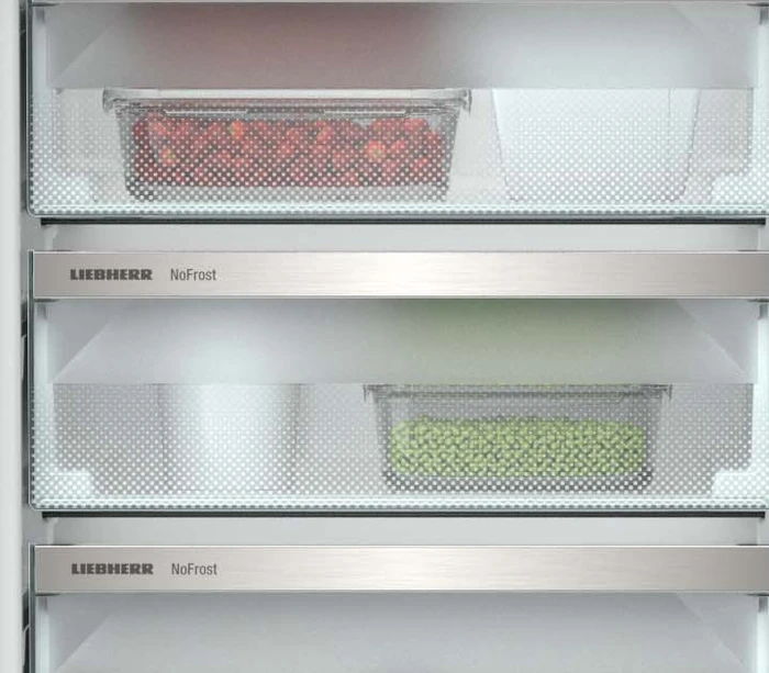 Detalle de Liebherr IFNd 3924-22 Einbaugefrierschrank – flexible Lagerung ohne Eisbildung