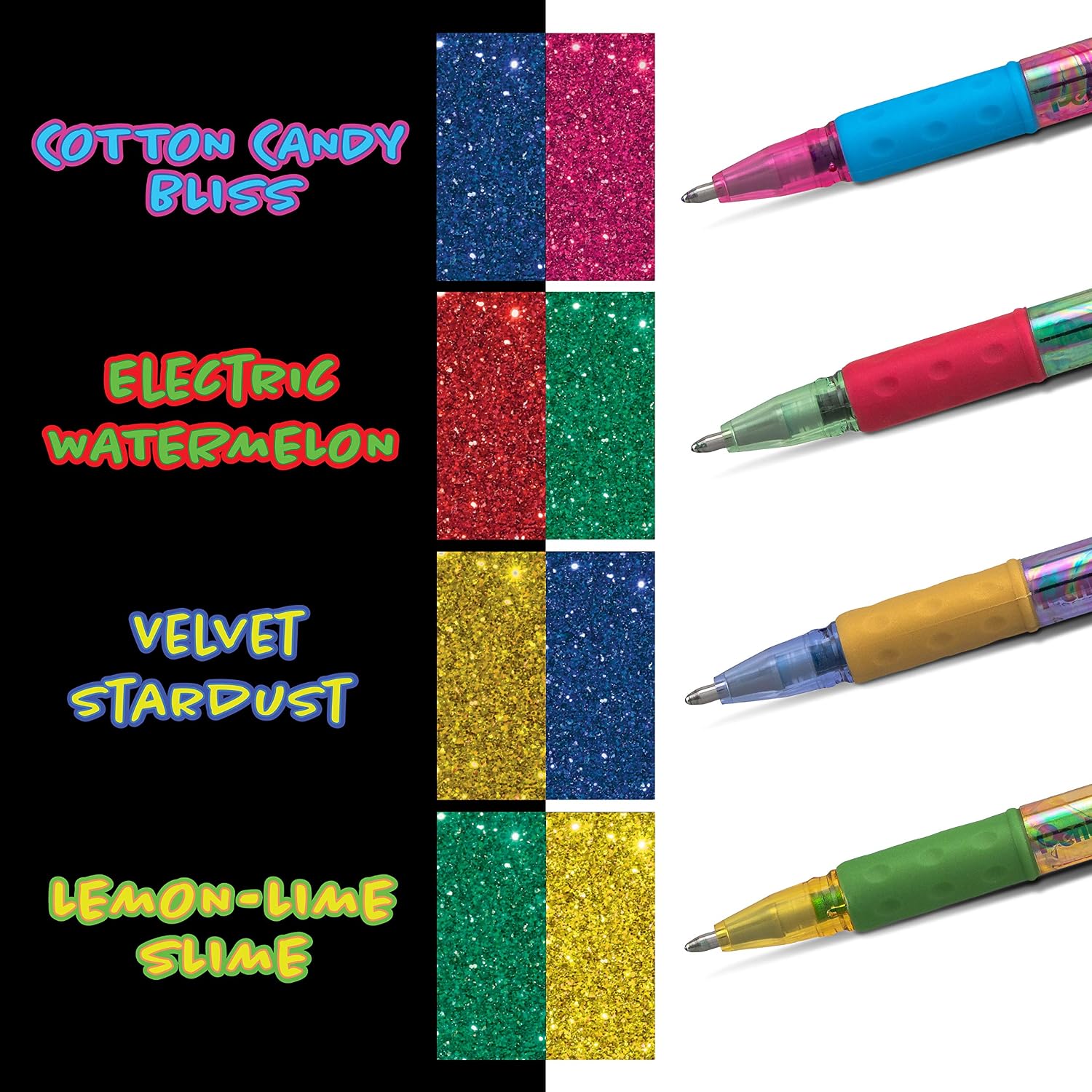 Thumbnail 4 de Pentel Arts Krazy Pop K91PABP4M3 Iridescent Gel Pens, 1.0mm, 4-Pack