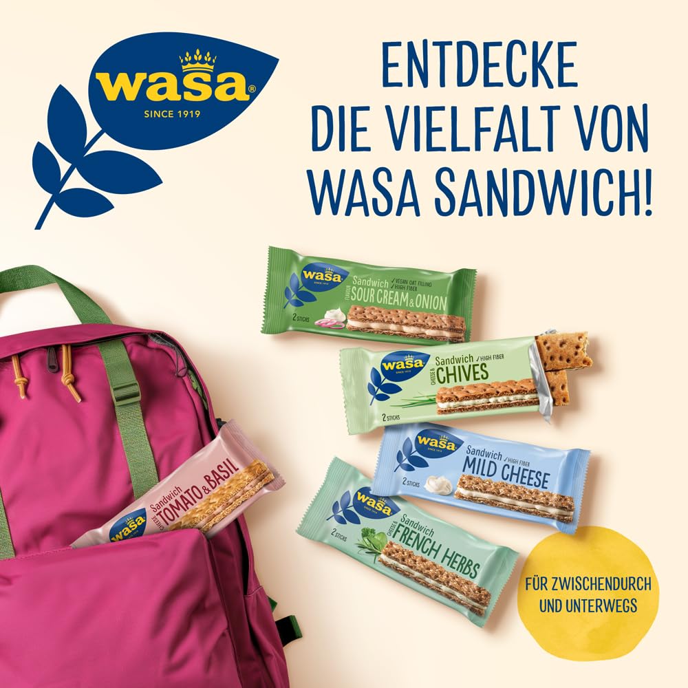 Thumbnail 4 de Wasa Sandwich Käse & Kräuter 30 g 🍞