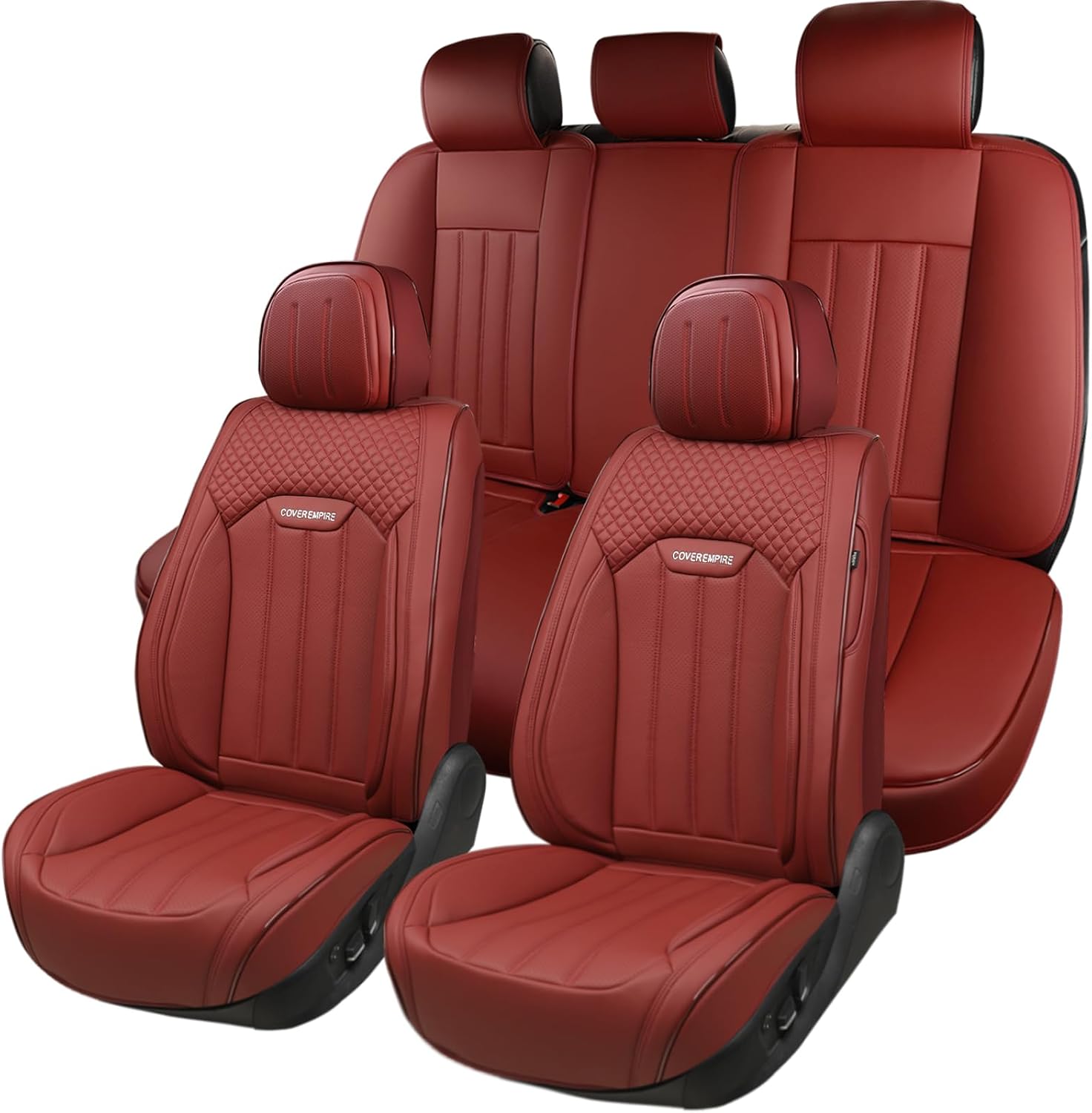 Thumbnail 1 de COVER EMPIRE Red Seat Covers Full Set