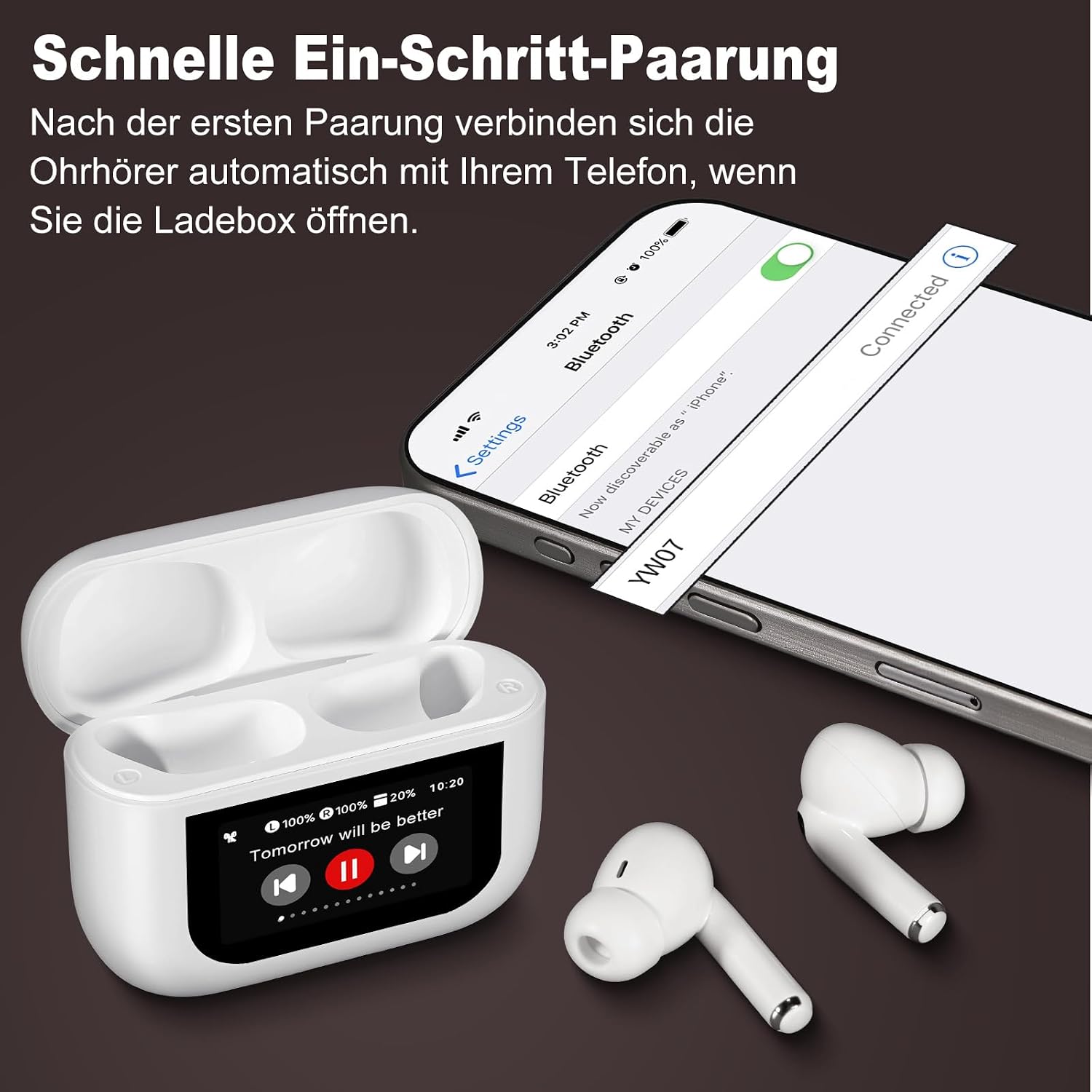 Thumbnail 5 de Bluetooth Kopfhörer In-Ear mit ANC und 48‑Stunden Akku