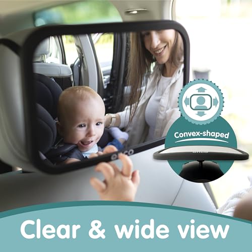 Thumbnail 2 de Onco Baby Car Mirror - Award-Winning, Shatterproof & Shakeproof (Black)