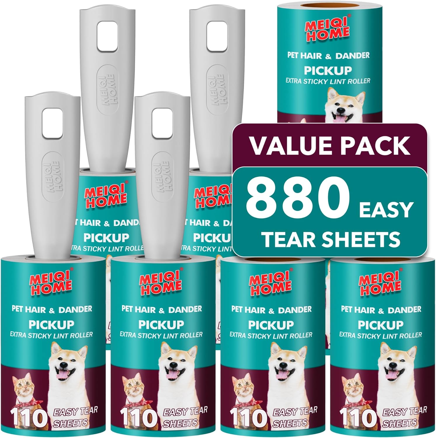 Detalle de Lint Roller Set, 880 Sheets