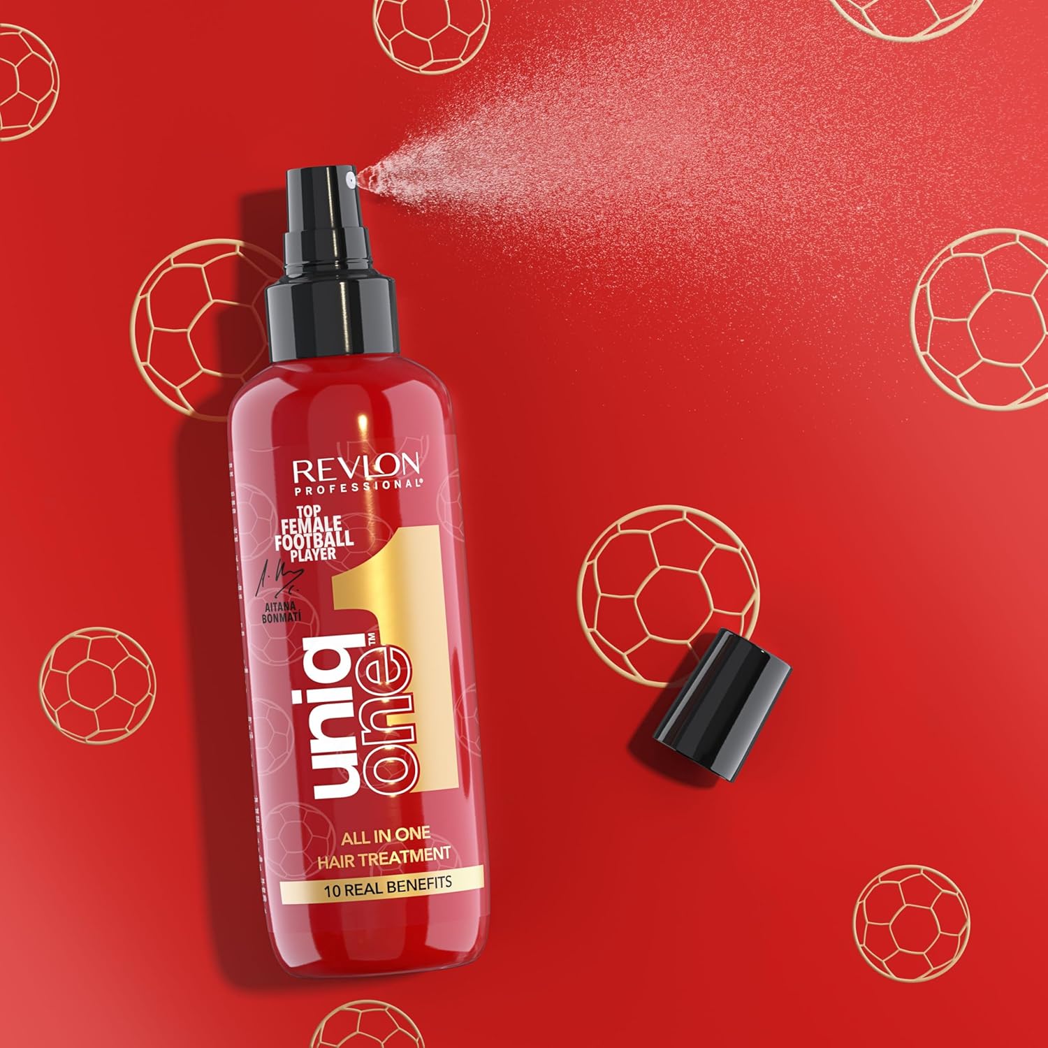 Thumbnail 6 de REVLON PROFESSIONAL UniqOne Hair Treatment Aitana Bonmatí Limited Edition – Leave-in Haarkur 150 ml, Hitzeschutz, Anti-Frizz, vegan