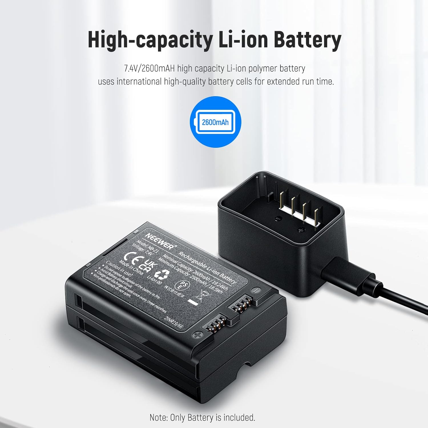 Thumbnail 1 de NEEWER 7.4V 2600mAh Replacement Li-ion Battery for Neewer Flash Speedlites