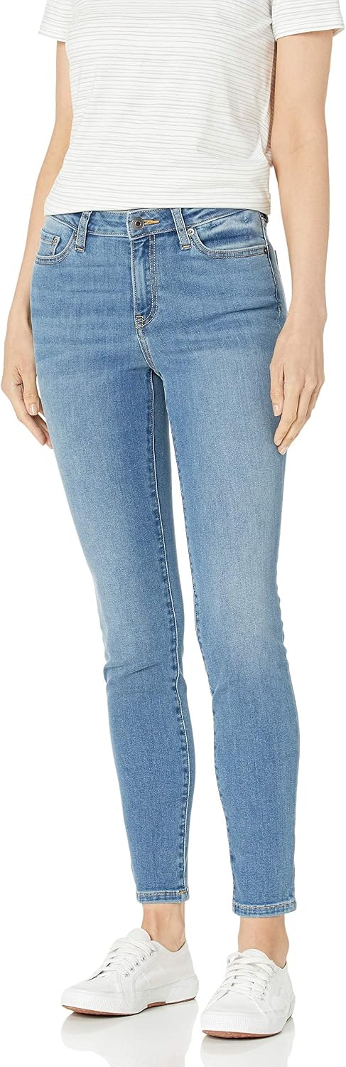 Detalle de Amazon Essentials Women's Mid-Rise Stretchy Skinny Jeans