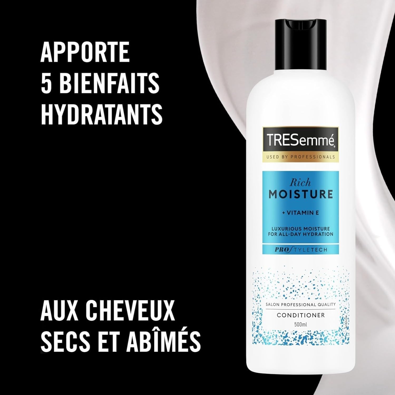 Thumbnail 4 de TRESemmé Rich Moisture Set Shampoo + Après-shampooing pour cheveux secs et abîmés (vitamine E) — 400 ml + 400 ml