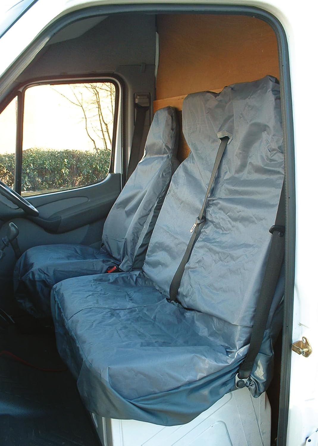 Thumbnail 3 de Maypole Heavy Duty Waterproof Nylon Van Seat Cover Set (1 Single Front + 1 Double Front Seat)