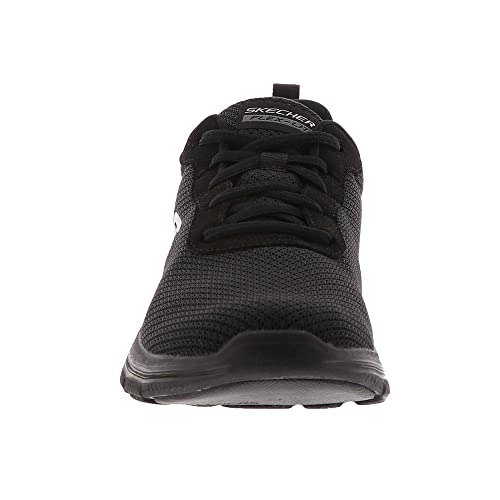 Thumbnail 8 de Skechers Flex Appeal 4.0 Brilliant View Regular para mujer – Zapatillas en negro con malla y ribete