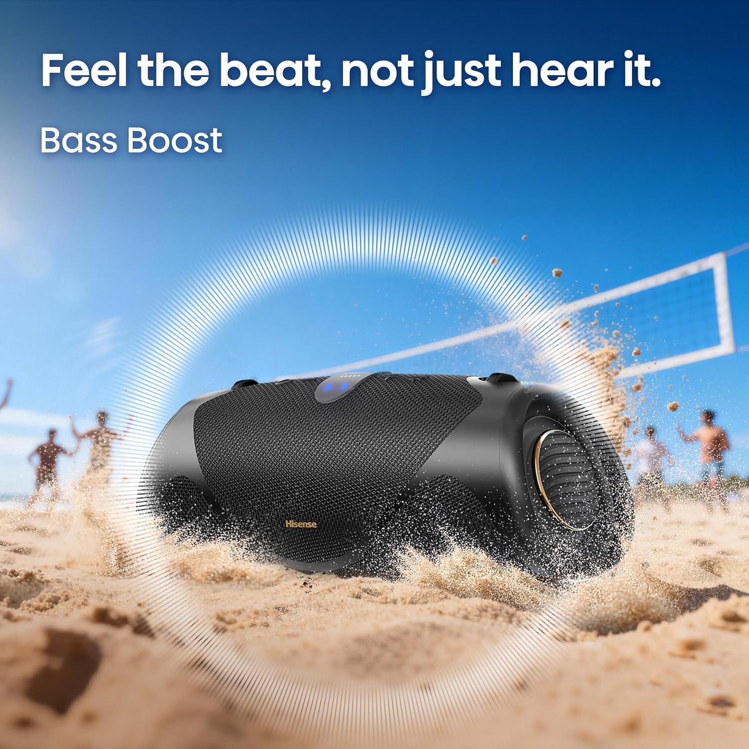 Detalle de Hisense Portable Bluetooth Speaker IP67