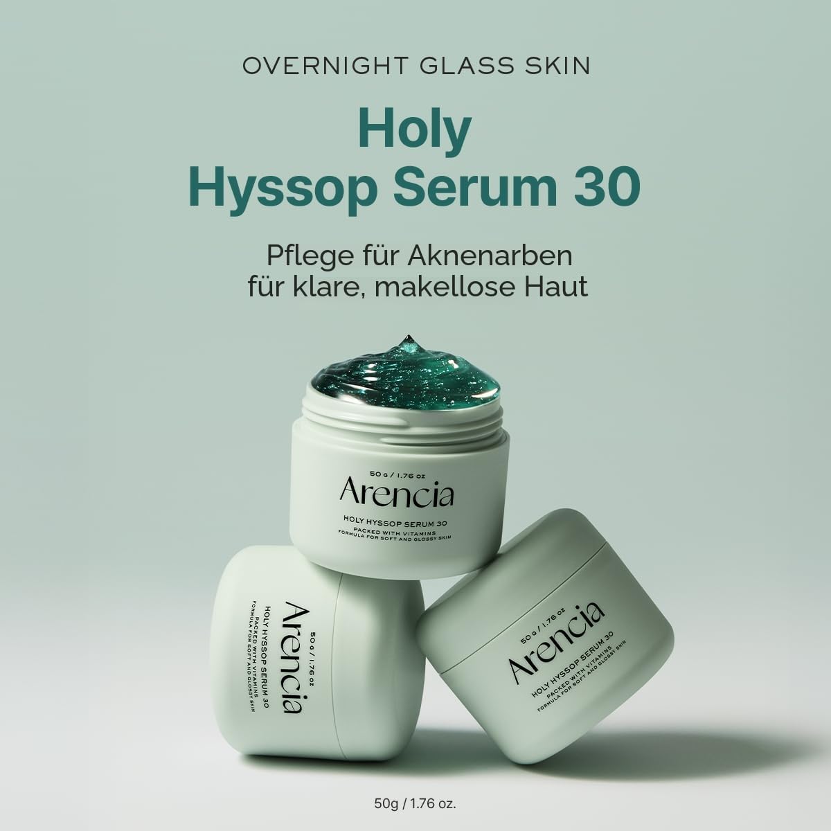 Detalle 2 de Glow Hyssop Über Nacht Gesichtsmaskenserum – Tiefenhydration und Anti-Aging für Glass Skin