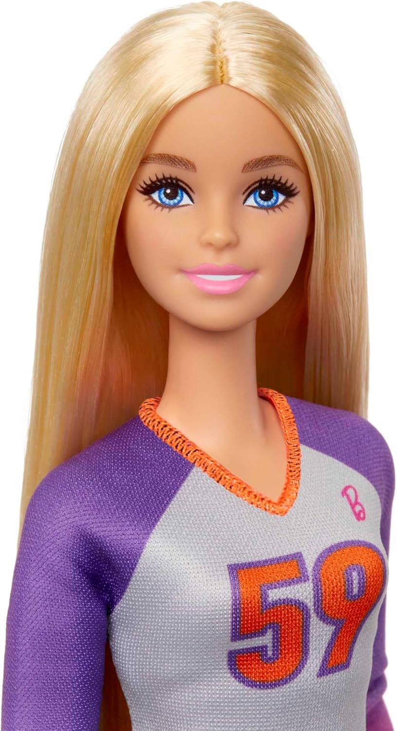 Thumbnail 2 de Barbie Métiers Poupée Articulée Joueuse de Volleyball — ensemble complet 3+ ans, HKT72