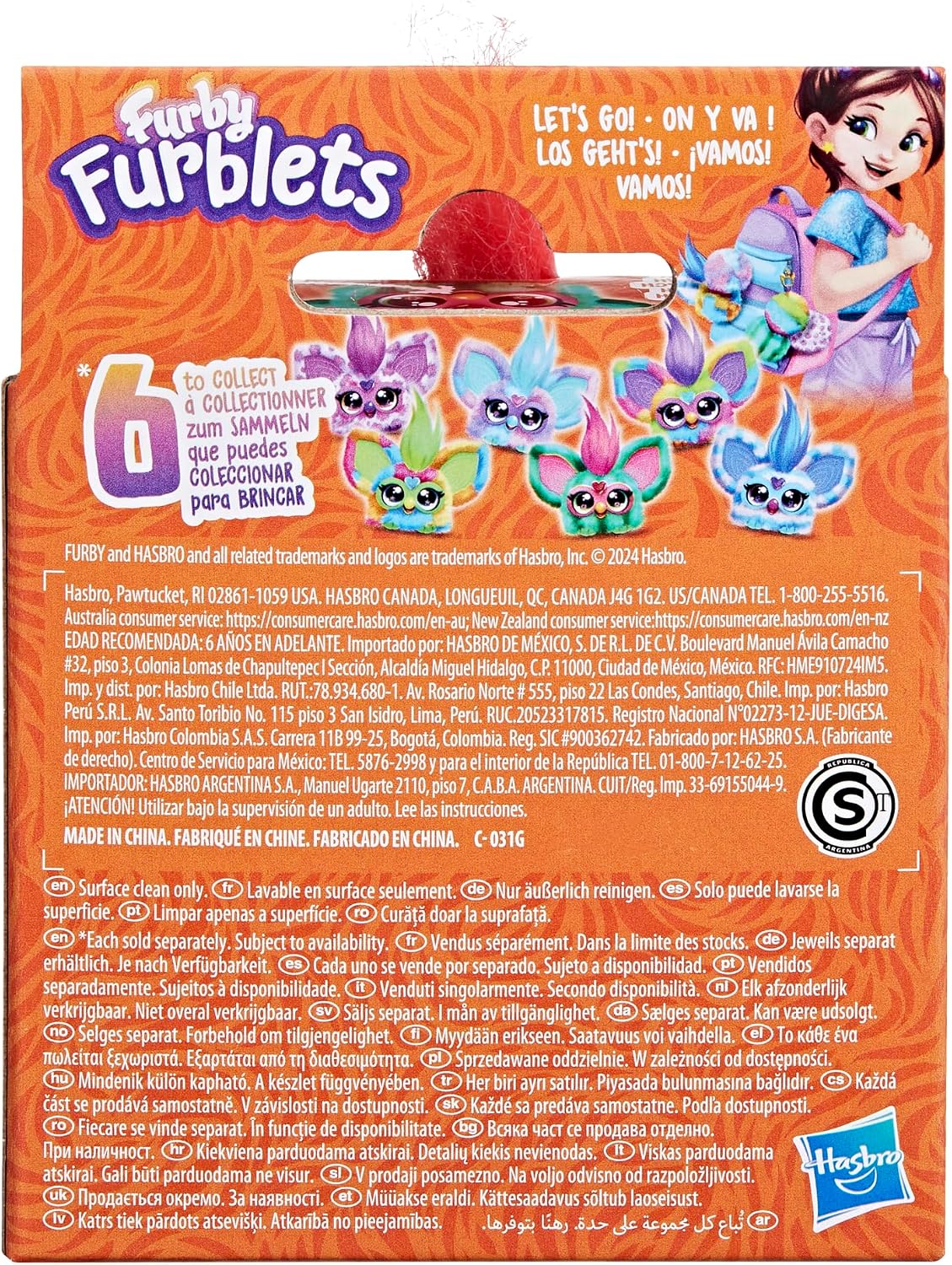 Detalle 2 de Furby Furblets Mello-Nee Mini Plush 5 cm