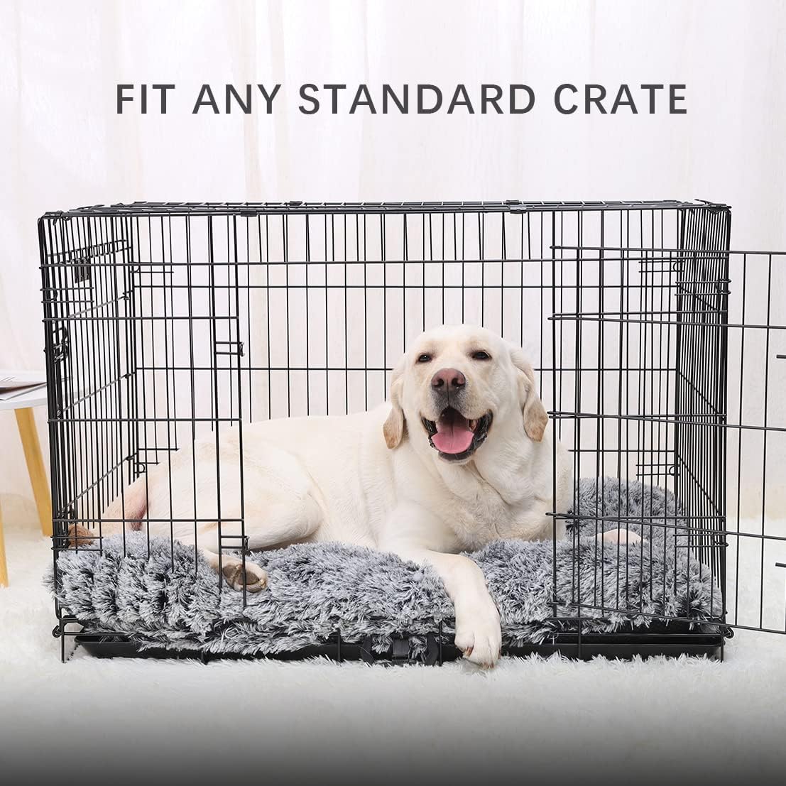 Detalle de Jaspuriea Medium Dog Bed: Washable Crate Mattress with Anti-Slip Bottom, 75x50x7cm