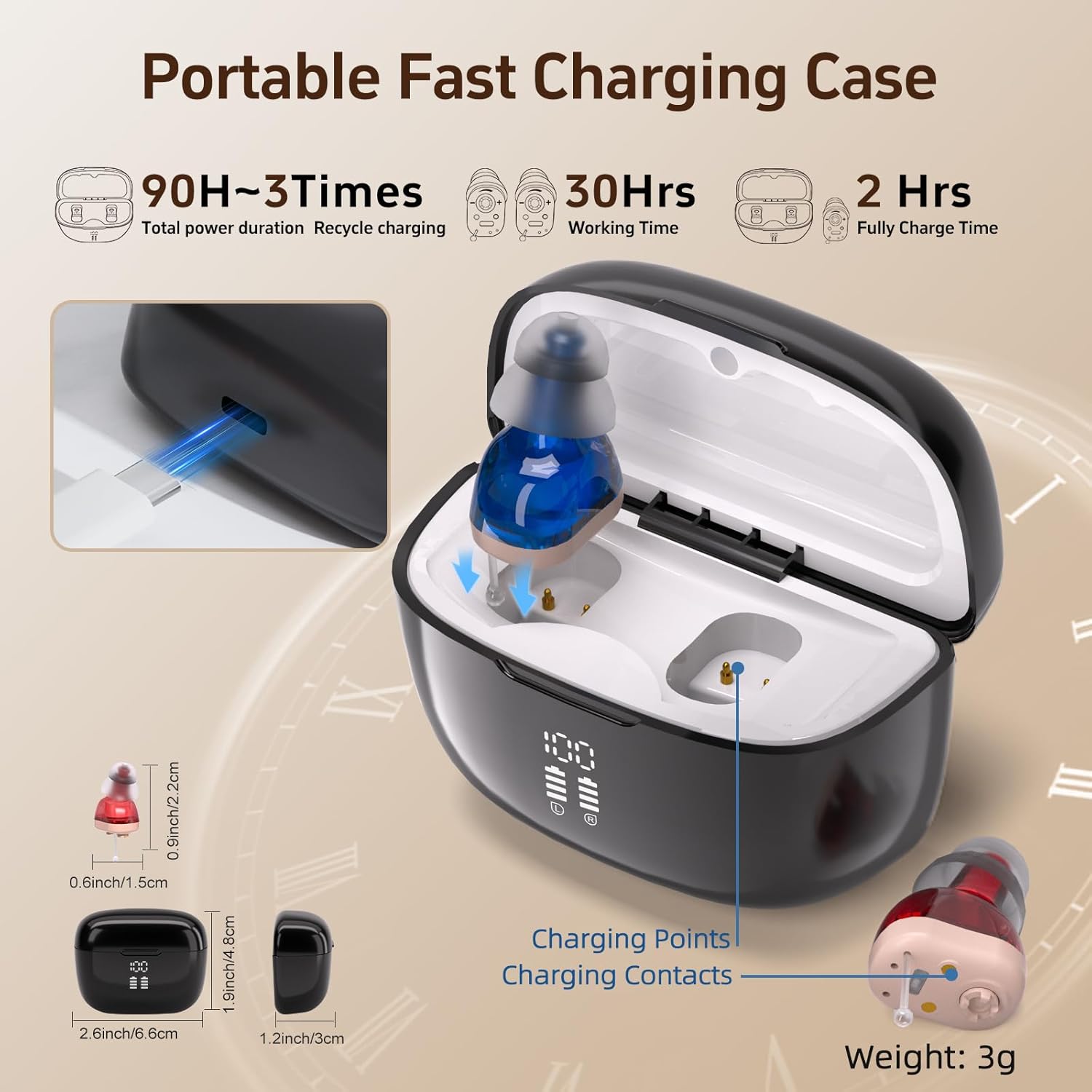 Thumbnail 2 de Rechargeable Sound Device for Seniors 18 hours