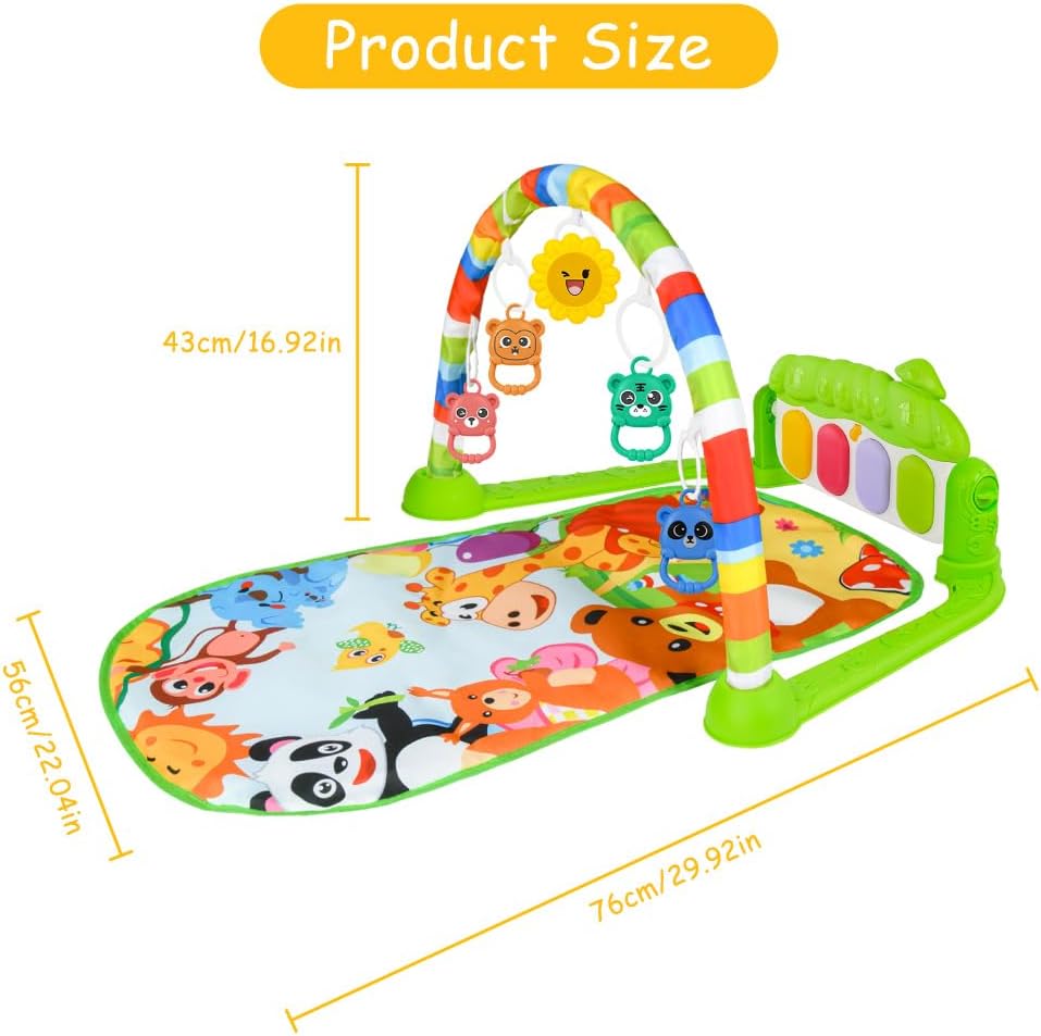 Thumbnail 1 de AOMIG Baby Play Mat with Piano 76cm