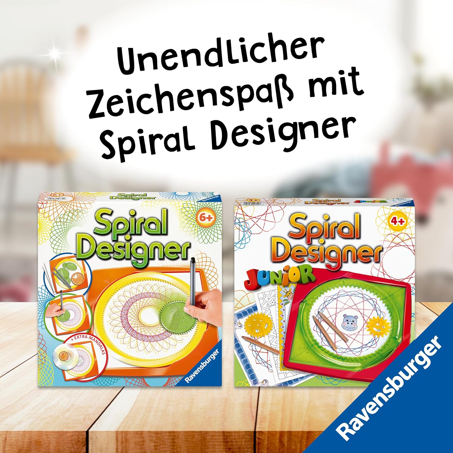 Thumbnail 5 de Ravensburger Spiral-Designer – Zeichnen lernen ab 6 Jahren, kreatives Set für Spiralbilder und Mandalas