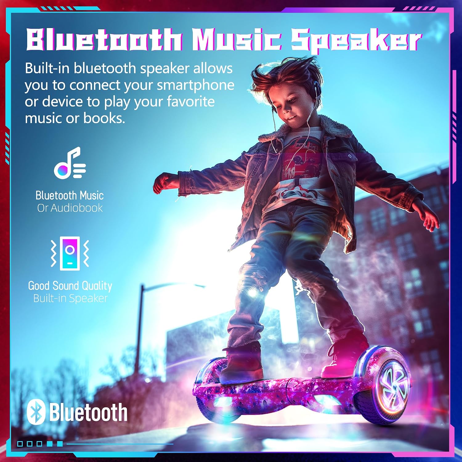 Thumbnail 6 de SISIGAD Hoverboard 6.5" for Kids 6–12